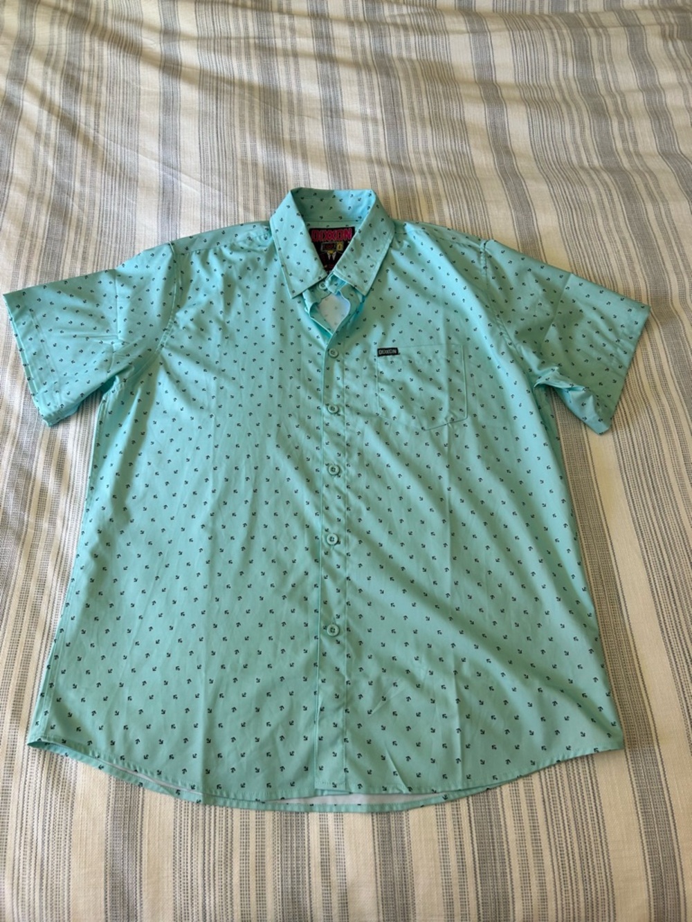 DIXXON Men's Short-Sleeve Button-Up Shirt